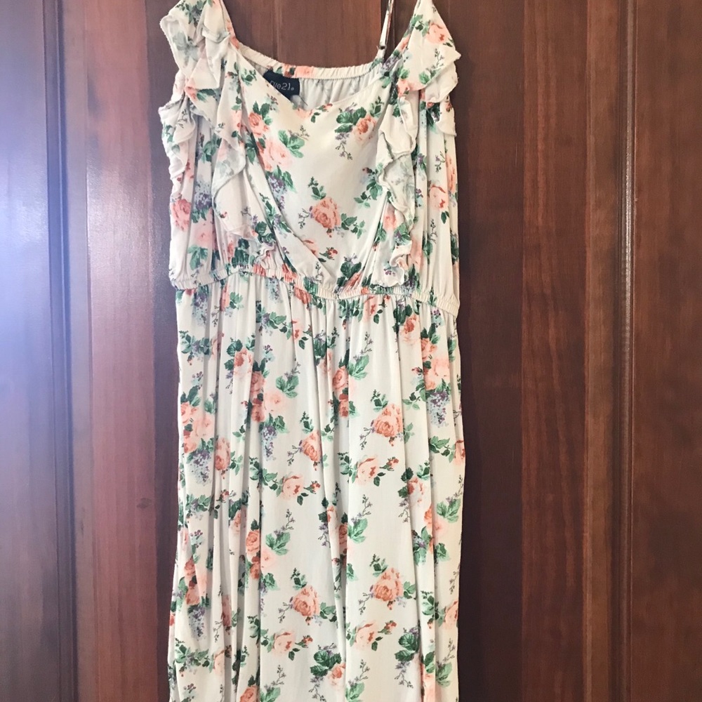 Two Short Floral Dresses